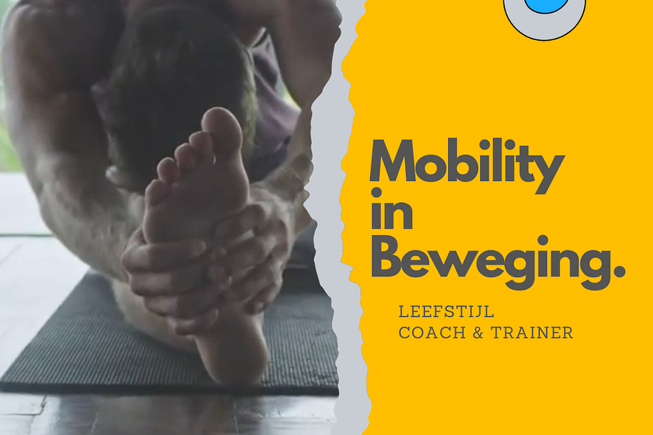 Mobility in beweging, man die mobilty oefening doet